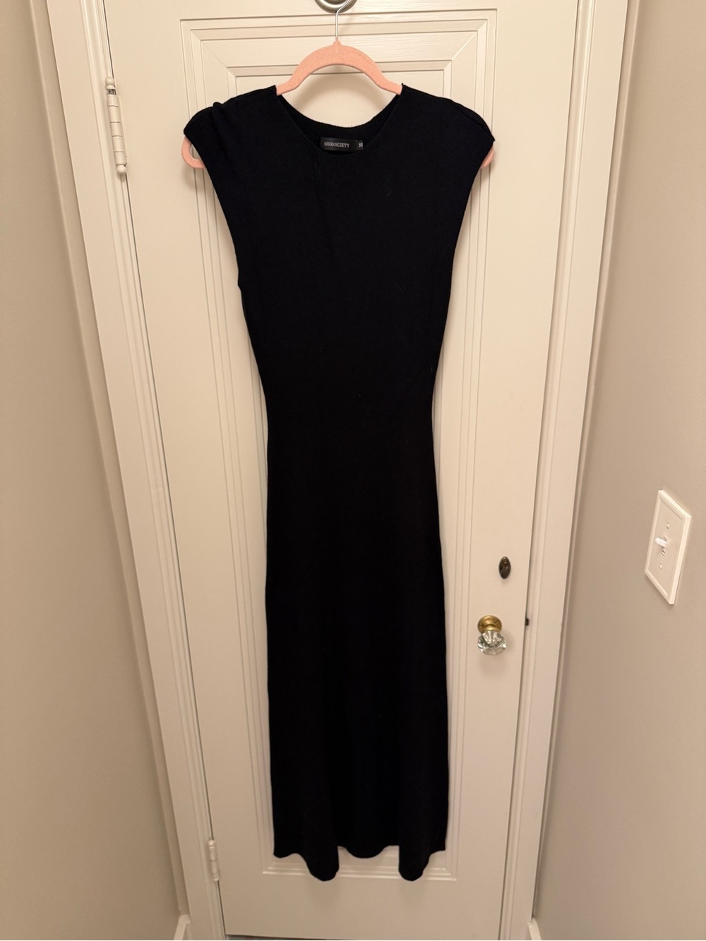 Black sweater dress